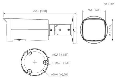 IP-видеокамера уличная 2Мп Dahua DH-IPC-HFW2249TP-AS-IL-0600B с ИИ IP-видеокамера уличная 2Мп Dahua DH-IPC-HFW2249TP-AS-IL-0600B с ИИ