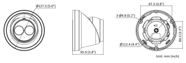 Уличная IP-камера 8Мп HiWatch IPC-T082-G2/U (4 мм) Уличная IP-камера 8Мп HiWatch IPC-T082-G2/U (4 мм)