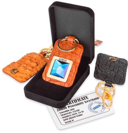 Бесконтактный RFID брелок ZORIO Prestige с кристаллом Swarovski (черный) Бесконтактный RFID брелок ZORIO Prestige с кристаллом Swarovski (черный)