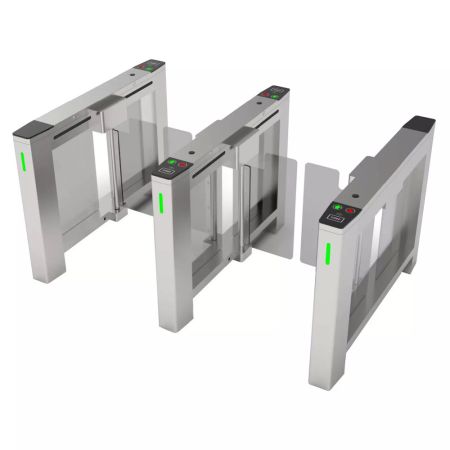 Турникет распашной ZKTeco SBTL500 без считывателей (со створками) Турникет распашной ZKTeco SBTL500 без считывателей (со створками)