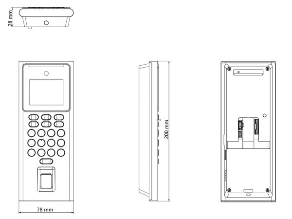 Терминал доступа HikVision DS-K1T321EFX с распознаванием лиц, отпечатков пальцев, карт EM Терминал доступа HikVision DS-K1T321EFX с распознаванием лиц, отпечатков пальцев, карт EM