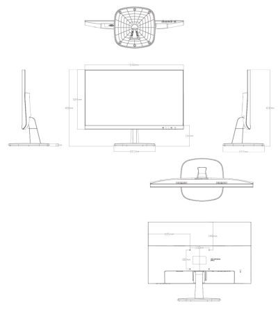 Монитор 27" HikVision DS-D5027FN55 Монитор 27" HikVision DS-D5027FN55
