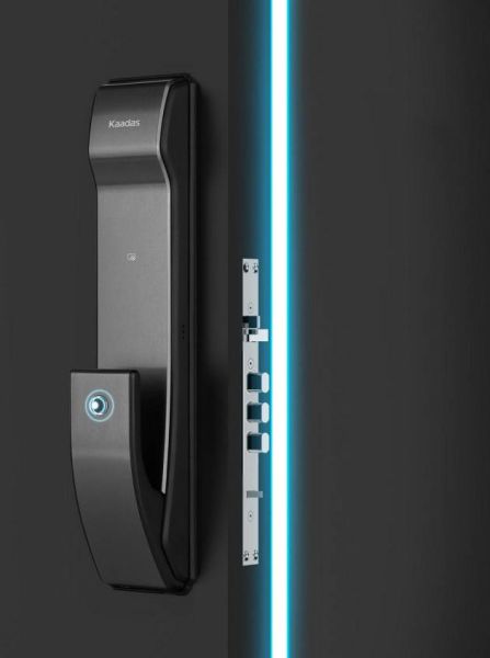 Электронный биометрический замок Kaadas K9 Black, врезной Электронный биометрический замок Kaadas K9 Black, врезной