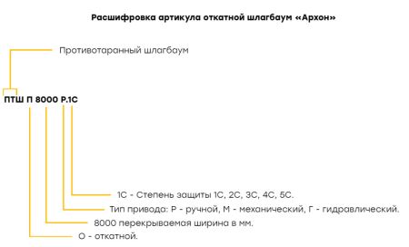Противотаранный электромеханический шлагбаум Архон ПТШ О 4500М.3С, откатной Противотаранный электромеханический шлагбаум Архон ПТШ О 4500М.3С, откатной