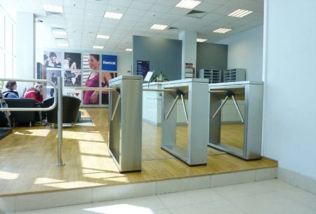 Турникет-трипод тумбовый PERCo-TTD-03.2S из нержавеющей стали (с планками Антипаника) Турникет-трипод тумбовый PERCo-TTD-03.2S из нержавеющей стали (с планками Антипаника)