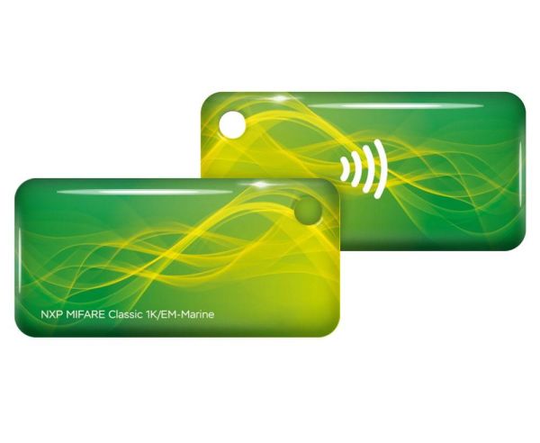 Брелок комбинированный EM-Marine + Mifare Plus SE 1K, 4/7 byte UID (и режим SL1 (Classic )) Брелок комбинированный EM-Marine + Mifare Plus SE 1K, 4/7 byte UID (и режим SL1 (Classic ))