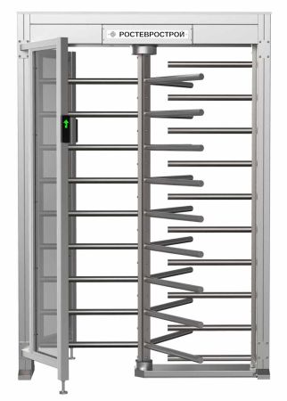 Турникет полноростовой 3-х лопастной со стеклом Ростов-Дон ПР1ЛС/3М2 НЕРЖ Турникет полноростовой 3-х лопастной со стеклом Ростов-Дон ПР1ЛС/3М2 НЕРЖ