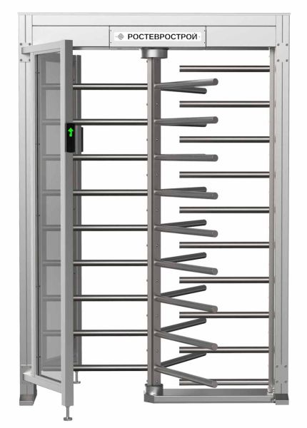 Турникет полноростовой 3-х лопастной со стеклом Ростов-Дон ПР1ЛС/3М2 НЕРЖ Турникет полноростовой 3-х лопастной со стеклом Ростов-Дон ПР1ЛС/3М2 НЕРЖ