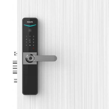 Электронный замок биометрический Philips Easykey DDL610-5HBS с распознаванием отпечатков пальца Электронный замок биометрический Philips Easykey DDL610-5HBS с распознаванием отпечатков пальца