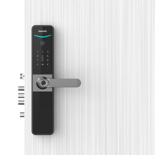 Электронный замок биометрический Philips Easykey DDL610-5HBS с распознаванием отпечатков пальца Электронный замок биометрический Philips Easykey DDL610-5HBS с распознаванием отпечатков пальца