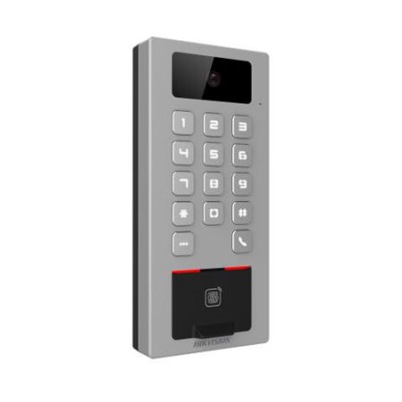 Терминал доступа HikVision DS-K1T502DBFWX-C со считывателем отпечатков пальцев, карт Mifare и 2Мп камерой Терминал доступа HikVision DS-K1T502DBFWX-C со считывателем отпечатков пальцев, карт Mifare и 2Мп камерой