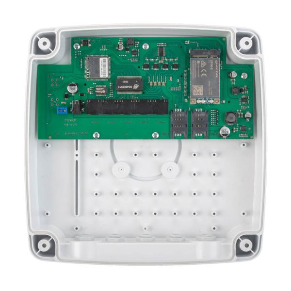 Роутер Kroks Rt-Ubx PoE DS e6 4-48 с модемом LTE cat.6 для видеонаблюдения