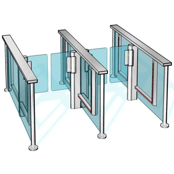 Сенсорный барьер dormakaba Argus HSB-E08, 1 проход Сенсорный барьер dormakaba Argus HSB-E08, 1 проход