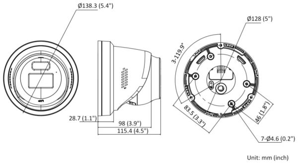 Уличная IP-камера 4Мп ColorVu HiWatch IPC-T042C-G2/SUL (4 мм) со стробоскопом и динамиком Уличная IP-камера 4Мп ColorVu HiWatch IPC-T042C-G2/SUL (4 мм) со стробоскопом и динамиком