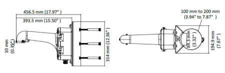 Кронштейн HikVision DS-1604ZJ-box-pole-P на столб, с монтажной коробкой Кронштейн HikVision DS-1604ZJ-box-pole-P на столб, с монтажной коробкой