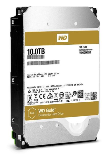 Жесткий диск Western Digital Gold WD102KRYZ 10 ТБ Жесткий диск Western Digital Gold WD102KRYZ 10 ТБ