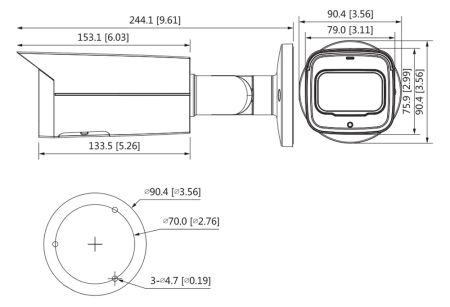 IP-видеокамера уличная 4Мп Dahua DH-IPC-HFW1431TP-ZS-S4 с вариофокальным объективом IP-видеокамера уличная 4Мп Dahua DH-IPC-HFW1431TP-ZS-S4 с вариофокальным объективом
