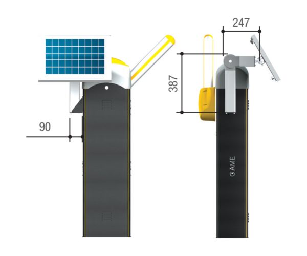 Тумба шлагбаума Came G2080E