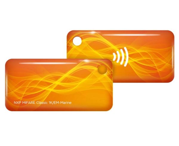 Брелок комбинированный EM-Marine + Mifare Classic 1K, 4 byte nUID Брелок комбинированный EM-Marine + Mifare Classic 1K, 4 byte nUID
