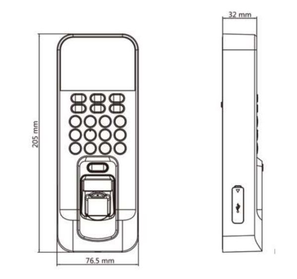 Биометрический терминал доступа HikVision DS-K1T804BF со считывателем отпечатков пальцев Биометрический терминал доступа HikVision DS-K1T804BF со считывателем отпечатков пальцев