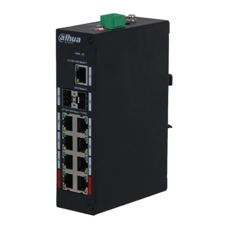 Неуправляемый 8-портовый PoE коммутатор Dahua DH-PFS3211-8GT-120 Неуправляемый 8-портовый PoE коммутатор Dahua DH-PFS3211-8GT-120