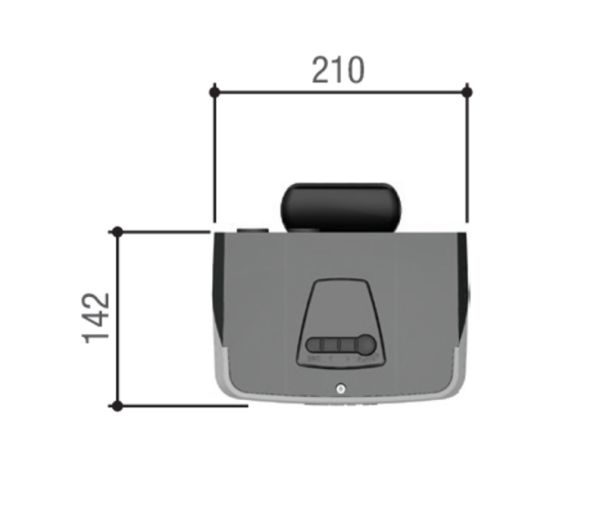 Комплект автоматики Came V10DMS+V0682 для секционных ворот (V10DMS2.7 KIT)