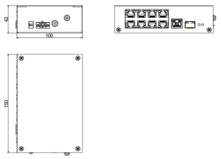 Неуправляемый 8-портовый PoE коммутатор Dahua DH-PFS3110-8ET-96 Неуправляемый 8-портовый PoE коммутатор Dahua DH-PFS3110-8ET-96