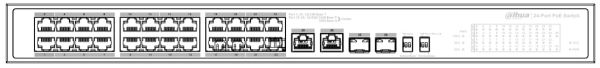 Управляемый POE коммутатор 26-портовый Dahua DH-PFS3226-24ET-240 Управляемый POE коммутатор 26-портовый Dahua DH-PFS3226-24ET-240