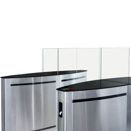 Центральный модуль раздвижного турникета PERCo STD-02.900 "Скоростной проход" со створками 900 мм Центральный модуль раздвижного турникета PERCo STD-02.900 "Скоростной проход" со створками 900 мм