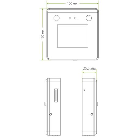 Биометрический терминал учета рабочего времени ZKTeco Horus TL2 с распознаванием лиц Биометрический терминал учета рабочего времени ZKTeco Horus TL2 с распознаванием лиц