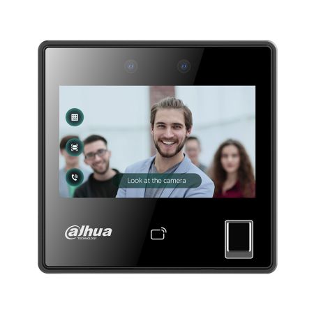 Биометрический терминал доступа AI Dahua DHI-ASI3214A-W с распознаванием лиц, отпечатков и Mifare карт Биометрический терминал доступа AI Dahua DHI-ASI3214A-W с распознаванием лиц, отпечатков и Mifare карт