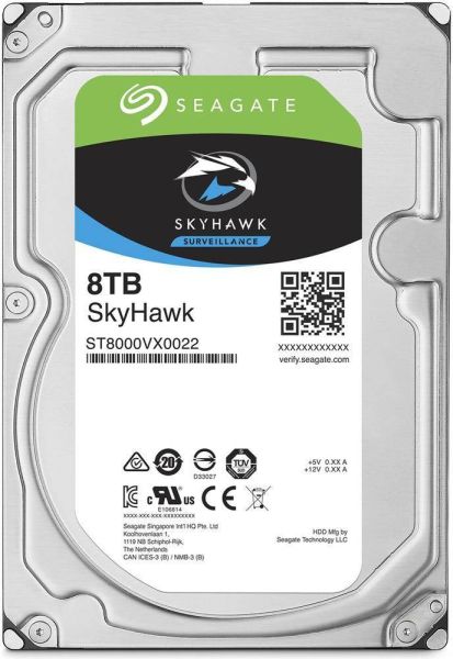 Жесткий диск Seagate SkyHawk 8 ТБ ST8000VX004 Жесткий диск Seagate SkyHawk 8 ТБ ST8000VX004