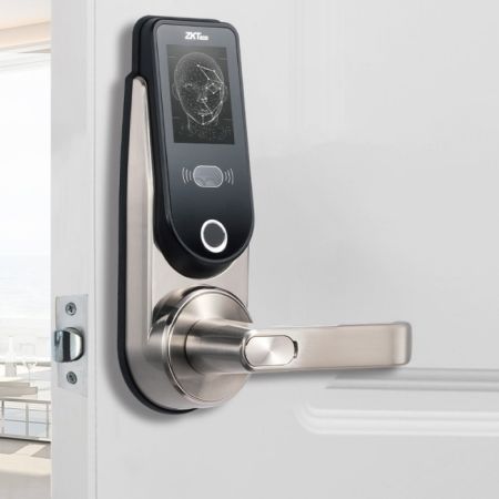 Замок биометрический ZKTeco HBL100B (BLE) с распознаванием лиц, отпечатков и Mifare карт Замок биометрический ZKTeco HBL100B (BLE) с распознаванием лиц, отпечатков и Mifare карт