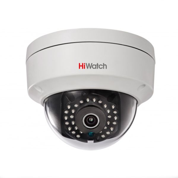 Антивандальная IP-видеокамера 1.3Мп HiWatch DS-I122 (4 мм) с ИК-подсветкой до 15 м Антивандальная IP-видеокамера 1.3Мп HiWatch DS-I122 (4 мм) с ИК-подсветкой до 15 м