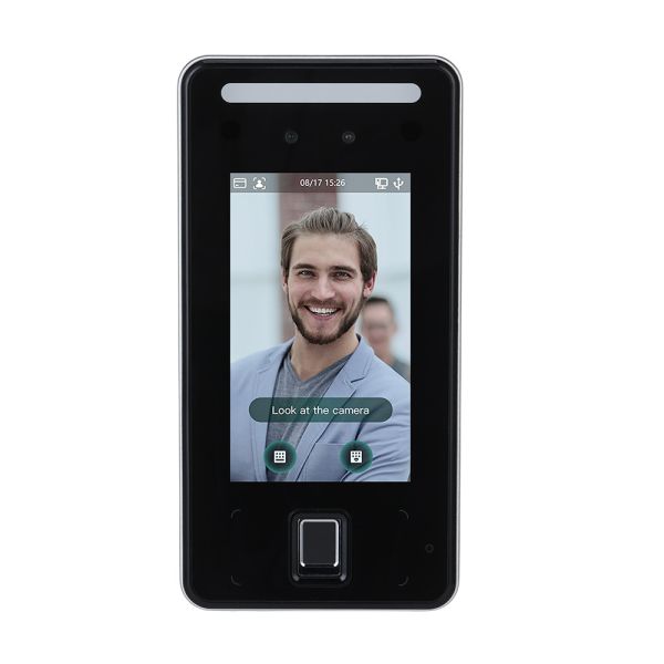 Биометрический уличный терминал доступа AI Dahua DHI-ASI6214J-MFW с распознаванием лиц, отпечатков и Mifare карт Биометрический уличный терминал доступа AI Dahua DHI-ASI6214J-MFW с распознаванием лиц, отпечатков и Mifare карт