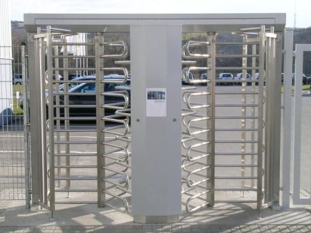 Двухпроходный полноростовой турникет Gotschlich Ecco 120 BD Stainless (6ELD3ABBC)