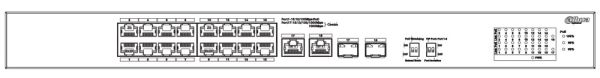 PoE-коммутатор 16-портовый Dahua DH-S3218-16ET-135, неуправляемый