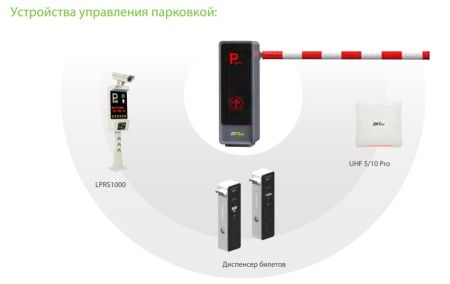 Комплект автоматического шлагбаума ZKTeco BGM2000R-4M с круглой стрелой 4 метра Комплект автоматического шлагбаума ZKTeco BGM2000R-4M с круглой стрелой 4 метра