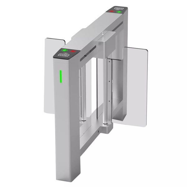 Центральный модуль распашного турникета ZKTeco SBTL520 без считывателей (со створками) Центральный модуль распашного турникета ZKTeco SBTL520 без считывателей (со створками)