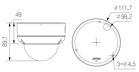 IP-видеокамера уличная 4Мп Dahua DH-IPC-HDBW3441EP-AS-0360B-S2 IP-видеокамера уличная 4Мп Dahua DH-IPC-HDBW3441EP-AS-0360B-S2