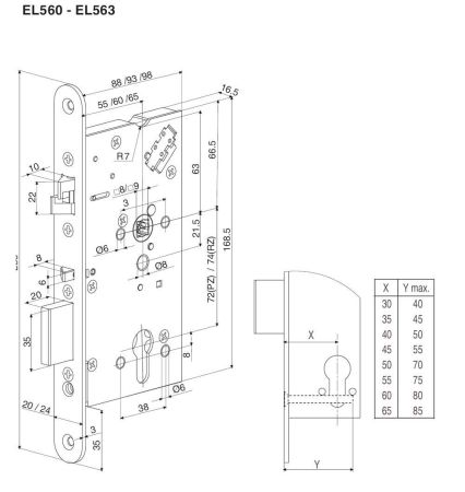 Электромеханический замок Abloy EL560 Электромеханический замок Abloy EL560