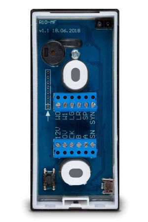 Считыватель RusGuard R10 MF (черный) с автономным контроллером Считыватель RusGuard R10 MF (черный) с автономным контроллером