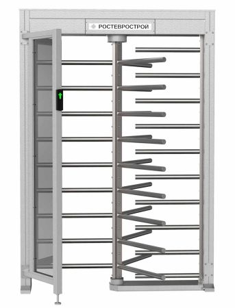 Турникет полноростовой 3-х лопастной со стеклом Ростов-Дон ПР1ЛС/3М2 Турникет полноростовой 3-х лопастной со стеклом Ростов-Дон ПР1ЛС/3М2