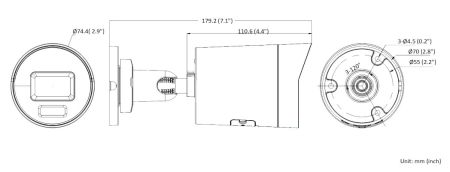 Уличная IP-видеокамера 4Мп HikVision DS-2CD2047G2H-LIU (4 мм) с EXIR/LED подсветкой и технологией AcuSense Уличная IP-видеокамера 4Мп HikVision DS-2CD2047G2H-LIU (4 мм) с EXIR/LED подсветкой и технологией AcuSense
