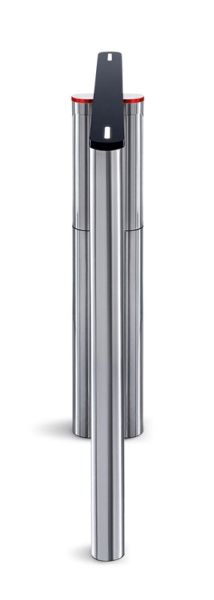 Турникет распашной двухпроходной PERCo ST-11M «Скоростной проход» с крышками из искусственного камня и створками 300 мм, высотой 1300 мм Турникет распашной двухпроходной PERCo ST-11M «Скоростной проход» с крышками из искусственного камня и створками 300 мм, высотой 1300 мм