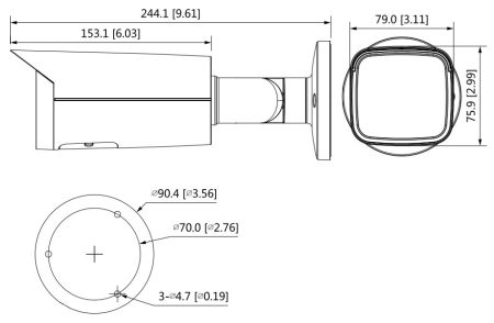 IP-видеокамера уличная 4Мп Dahua DH-IPC-HFW5442TP-ASE-0360B-S3 с искусственным интеллектом IP-видеокамера уличная 4Мп Dahua DH-IPC-HFW5442TP-ASE-0360B-S3 с искусственным интеллектом