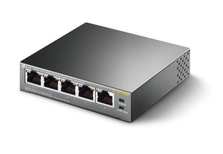 Коммутатор настольный 5-портовый TP-Link TL-SF1005P, с 4 портами PoE