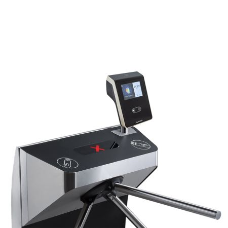 Турникет-трипод моторизованный PERCo TTR-11A из нержавеющей стали, с автоматическими планками Антипаника Турникет-трипод моторизованный PERCo TTR-11A из нержавеющей стали, с автоматическими планками Антипаника