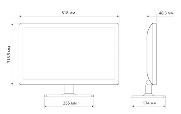 Монитор TFT-LCD 21.5" Evidence WideScreen-21 (II) rev.2 Монитор TFT-LCD 21.5" Evidence WideScreen-21 (II) rev.2