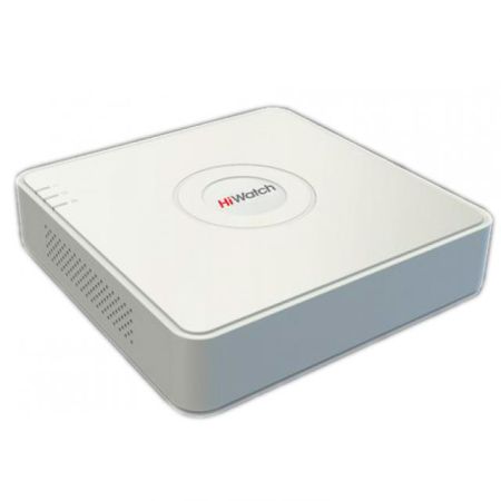 4-х канальный гибридный HD-TVI регистратор HiWatch DVR-104P-G(B) для аналоговых/HD-TVI, AHD и CVI камер 4-х канальный гибридный HD-TVI регистратор HiWatch DVR-104P-G(B) для аналоговых/HD-TVI, AHD и CVI камер